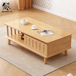 china manufacturer cheap price customized coffee <b>table</b> <b>small</b> moq dropshipping newest design living room furniture wood tea <b>table</b> - Product Image 3