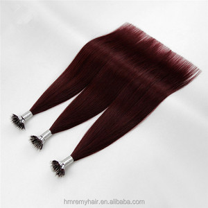 Extensions de cheveux naturels chinois Remy 16-30 pouces, pointe I Nano, <span class=keywords><strong>micro</strong></span>-anneaux, kératine 0,8g-1g/brin, kératine organique, cheveux humains doublement étirés - Product Image 4