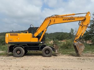 Usato 21 tonnellate <span class=keywords><strong>HYUNDAI</strong></span> 210W-7 escavatore ruote usate macchine edili <span class=keywords><strong>HYUNDAI</strong></span> 210W-7 in magazzino - Product Image 5