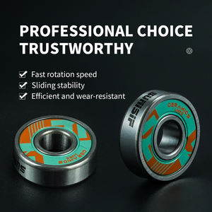 ลูกปืนไฮบริดเซรามิกสำหรับรองเท้าสเก็ตและโรลเลอร์สเก็ต ความเร็วสูง ทนทาน กันน้ำ รุ่น 608 สำหรับสเก็ตบอร์ด - Product Image 3