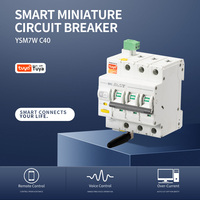 Disjoncteur intelligent WiFi Tuya EAST 3P 40A 6kA 400V avec contrôle à distance par application YSM7W 63AMP