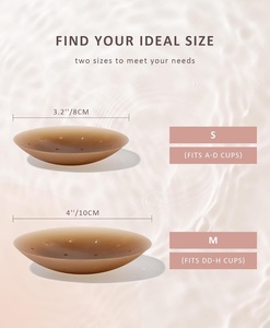 Silikon-Nippel abdeckungen für Frauen Wieder verwendbare Brust polster Wasserdichte BH-Aufkleber für Kleider No Show Nippel pasteten für nahtlose - Product Image 6