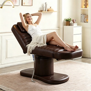 Lettino Estetico Elettrico a 3 Motori, Regolabile in Altezza, Reclinabile, per Massaggi, Trattamenti Ciglia, Tatuaggi, Saloni Estetici e Cliniche - Product Image 3