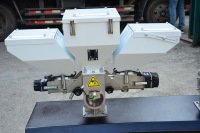 Doseurs volumétriques automatiques à double vis en acier inoxydable Gainwal pour masterbatch, avec une production de 20 à 260 kg/h, fonctionnement continu