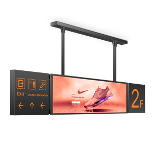 Écran d'affichage publicitaire LCD suspendu pour aéroport, métro, gare routière - Product Image 1