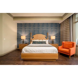 Colección Signature <span class=keywords><strong>Muebles</strong></span> de dormitorio de hotel de madera al por mayor para habitaciones de huesped-Armario Cabecero Sofá Liquidación para apartamentos - Product Image 4