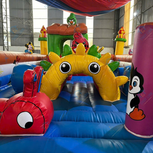 Castillo Hinchable Caterpillar 5m x 10m, Material PVC, Fácil de Instalar, Ideal para Parques de Diversiones, Aplicación para Juegos, Vietnam - Product Image 5