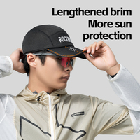 ROCKBROS-Gorra de protección solar para hombre y mujer, gorra deportiva para montar en bicicleta de montaña, gorra transpirable de verano para exteriores