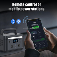 Estación de Energía Portátil al por Mayor de 1000W 600Wh con Batería Expandible, Bluetooth, WIFI y Certificación PSE para el Mercado Japonés