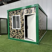 Maison conteneur détachable en gros, mini-cabane préfabriquée, maison mobile, bureau industriel en kit prêt à expédier