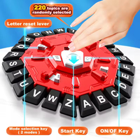 Jeu de société éducatif familial 2026 Word Puzzle avec minuteur à affichage numérique, défi 24 lettres, 2 modes, rythme rapide