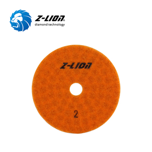 ZL-123Q New Arrival 4 Inch Granite Marble Dry Polishing Pads 4 Step Dry Grinding Pad for Stone Polishing - Product Image 3