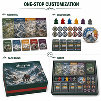 Jeu de société pliable personnalisé Alpine Mountain Rescue Cooperative, table de stratégie à quatre panneaux, cadeau pour les éditeurs et les musées