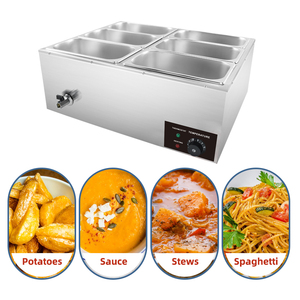 Chauffe-plats électrique en acier inoxydable pour restaurant, cantine, traiteur, équipement de service, bain-<span class=keywords><strong>marie</strong></span> - Product Image 2