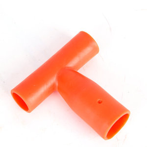 Plastic Handlebar <b>Cover</b> Orange Injection Molded For Agricultural Tools Construction Use - Product Image 4