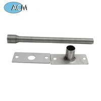 Protector de Cable para Control de Acceso, Montaje Expuesto en Puerta, Funda Protectora de Acero Inoxidable, Tubo Metálico Blindado para Cableado Oculto