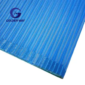 Çamur susuzlaştırma için yüksek kaliteli iyi aşınma direnci Polyester Spiral kurutucu kumaş filtrasyon örgü kemer