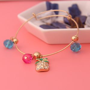V & R brazalete idiota <span class=keywords><strong>Pandora</strong></span> 3pcs un conjunto de vidrio colgantes rodio/ chapado en oro <span class=keywords><strong>pulsera</strong></span> <span class=keywords><strong>ajustable</strong></span> conjunto - Product Image 5
