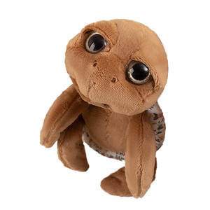 8cm simpatici grandi occhi piccola tartaruga peluche tartaruga portachiavi in morbido cotone bambola bambino Kawaii peluche portachiavi borsa - Product Image 1