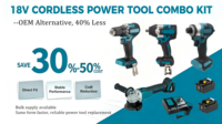 Kit combiné Makita 18V, ensemble d'outils sans fil sans balais pour travaux industriels
