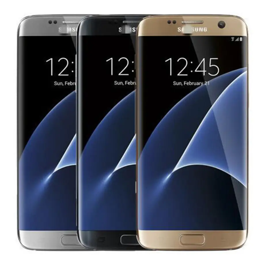 Mobile Phones Original Unlocked Used Phones AA Stock For Samsung Galaxy S7 Edge