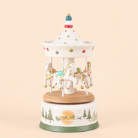 Boîte à musique en bois personnalisable avec logo, écologique, artisanale, pour la décoration de la maison, jouet pour bébé, cadeau