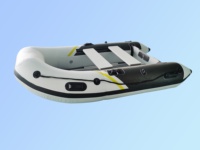 Bote Inflable Plegable Hypalon Air Deck para Remar y Pescar, con Opciones de Aluminio Disponibles