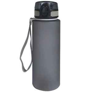 Bouteille d'eau sportive en plastique pour l'été, portable, pour adultes, en Tritan dépoli, avec couvercle à rabat, réutilisable, sans danger pour les aliments, étanche - Product Image 3