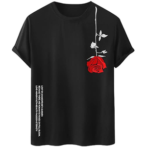 T-shirt Unisex in Cotone Stampato, Produzione Personalizzata all'Ingrosso, Magliette Grafiche Vintage con Logo, Girocollo, Manica Corta, Vestibilità Ampia, 180 g - Product Image 2