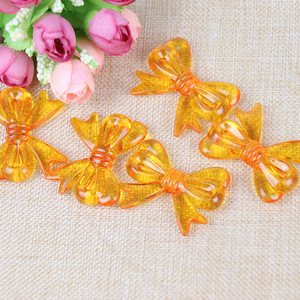 Acrylic Butterfly <b>Beads</b> 47x37mm Transparent For Jewelry Making Loose <b>Beads</b> - Product Image 3