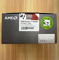 Pour processeur de bureau AMD Ryzen 5 5600G, neuf sous blister / d'occasion reconditionné, 6 cœurs 12 threads, socket AM4, carte graphique intégrée, puce pour bureau et jeux