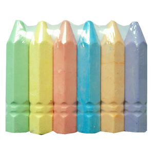 Juego de tizas Jumbo no tóxicas sin polvo para escuelas, juego de arte al aire libre, juego de tizas lavables para acera - Product Image 4