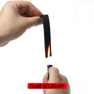 สายรัดสายไฟทนความร้อนอุณหภูมิสูงฉนวนไฟฟ้าสีดำขาวอะซิเตทผ้าเทปกาว - Product Image 2