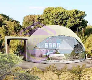 Tenda Kemah Liar Kualitas Kuat Di Hutan Gurun Sisi Sungai Santai Tenda Geo Dome untuk Dijual