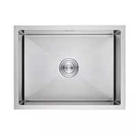 2025 nouveau Design Haute Couture évier européen 304 en acier inoxydable évier fait à la main évier de cuisine vidange bol unique