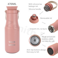 Tasse de voyage personnalisée en acier inoxydable à double paroi avec isolation sous vide pour le camping, nouveau