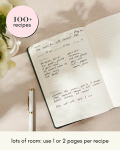 Diario <span class=keywords><strong>di</strong></span> <span class=keywords><strong>Ricette</strong></span> LABON con Copertina Rigida in Tessuto <span class=keywords><strong>di</strong></span> Lino, Regalo Ricordo con Promemoria Vuoti - Product Image 5