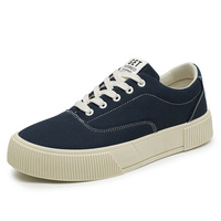 Zapatos Casuales Transpirables de Lona para Hombre, Talla Grande 48, con Cordones, Modernos, con Suela Gruesa, Venta al Por Mayor