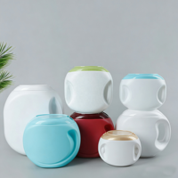 Nouvelle conception de contenants en plastique HDPE pour capsules de lessive de 500 ml, 1 L, 2 L, 5 L avec bouchon à couronne et décalcomanie
