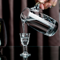 JUXINDA Ensemble de verres à liqueur classique en verre transparent Whisky Liqueur Tequila Espresso Vodka Verres à boire pour bars et usage domestique