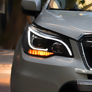 Faro <span class=keywords><strong>Auto</strong></span> KGKB per <span class=keywords><strong>Subaru</strong></span> <span class=keywords><strong>Forester</strong></span> 2013-2016, Gruppo Ottico Anteriore con Lente a Proiezione LED, Accessori Plug and Play - Product Image 2