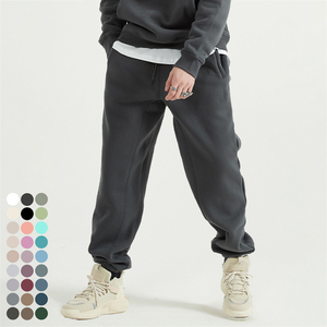 กางเกงจ็อกเกอร์ผ้าคอตตอนขาบานเย็บปะติดโลโก้ออกแบบได้ตามต้องการ - Product Image 1