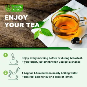 Té Herbal Premium Chinaherbs, Orgánico, 14 Días, Apoyo para un Vientre Plano, Desintoxicación Natural y Bienestar Digestivo, Té para Bajar de Peso - Product Image 3