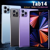Tablet Tab14 con Batería de 8800mAh, Altavoces Duales, Red 4G, Procesador MTK, Nuevas Funciones 3G, Pantalla Capacitiva para Audio y Video