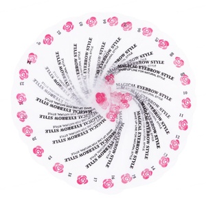 Lot de 24 pochoirs réutilisables pour sourcils – Guide de dessin et de façonnage DIY – Cartes de modèles pour maquillage des sourcils pour débutants - Product Image 6