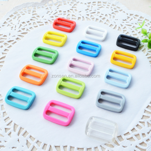 Wholesale 25MM KAM Plastic Tri-glide Buckle Plastic Slide Buckle For Backpack Belt or Strap 28 Colors In Stock