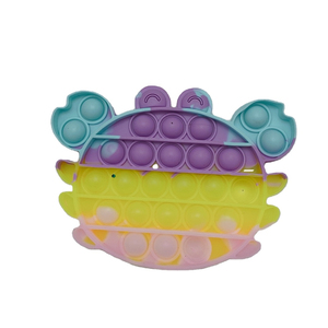 Crab Pop Bubble Sensory <b>Fidget</b> <b>Toy</b> Among US Autism Special Needs Stress Reliever Silicone Stress Reliever Pop <b>Toy</b> - Product Image 1