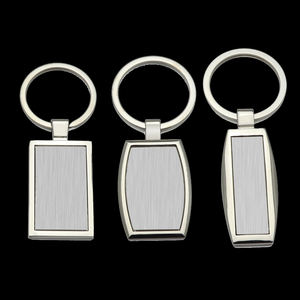 Venta al por mayor de llaveros personalizados de acero inoxidable, llavero en blanco, logotipo personalizado, etiqueta de <span class=keywords><strong>metal</strong></span>, llavero, accesorios - Product Image 3