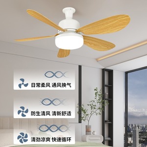 Ventilatore a Soffitto <span class=keywords><strong>LED</strong></span> a 5 Pale con Attacco E27, Prezzo di Fabbrica, per Camera da Letto, Soggiorno, Studio e Ristorante - Product Image 3