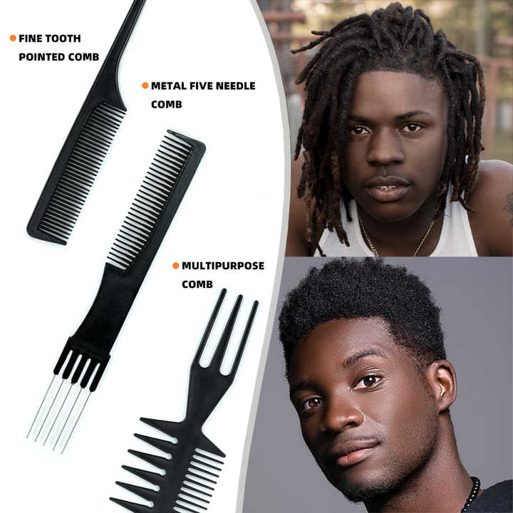 Factory Direct Sale 10Pcs/Set Hair Cutting Barber Combs Plastic ...